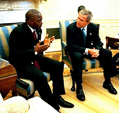 Kabila and Bush